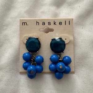 M. Haskell Blue Earrings